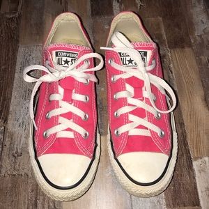 Pink Low Top Converse